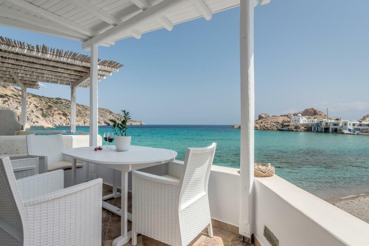 Blue Mare Apartments On The Beach Firopotamos Exterior photo
