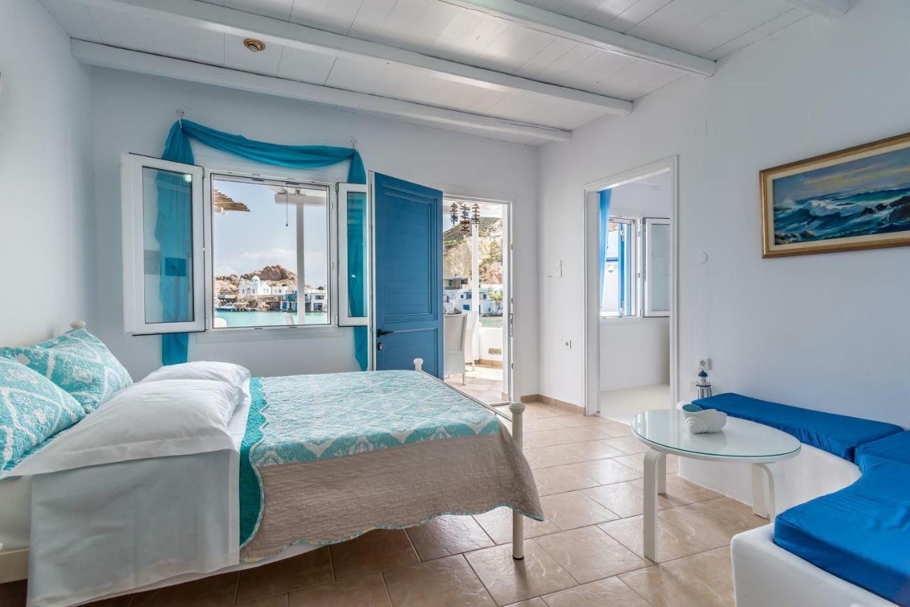 Blue Mare Apartments On The Beach Firopotamos Exterior photo